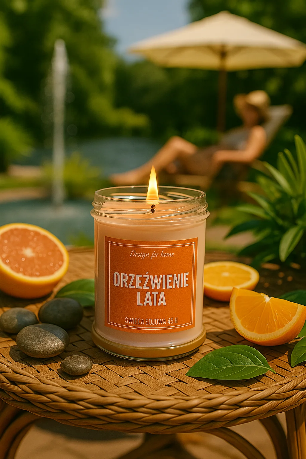 Świeca sojowa „Orzeźwienie Lata” - obrazek 3